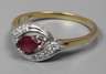 Damenring mit Rubin