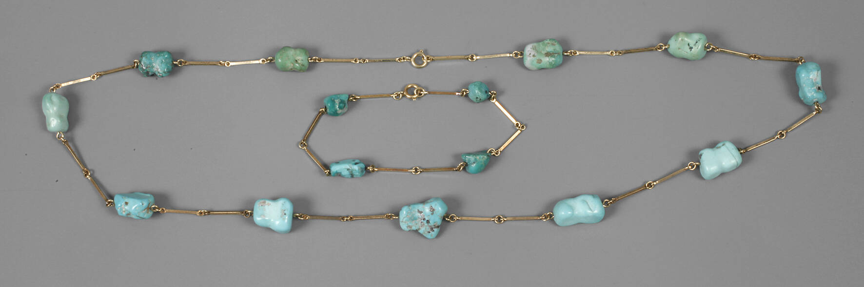 Schmuckset mit Türkisen