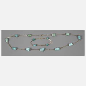 Schmuckset mit Türkisen