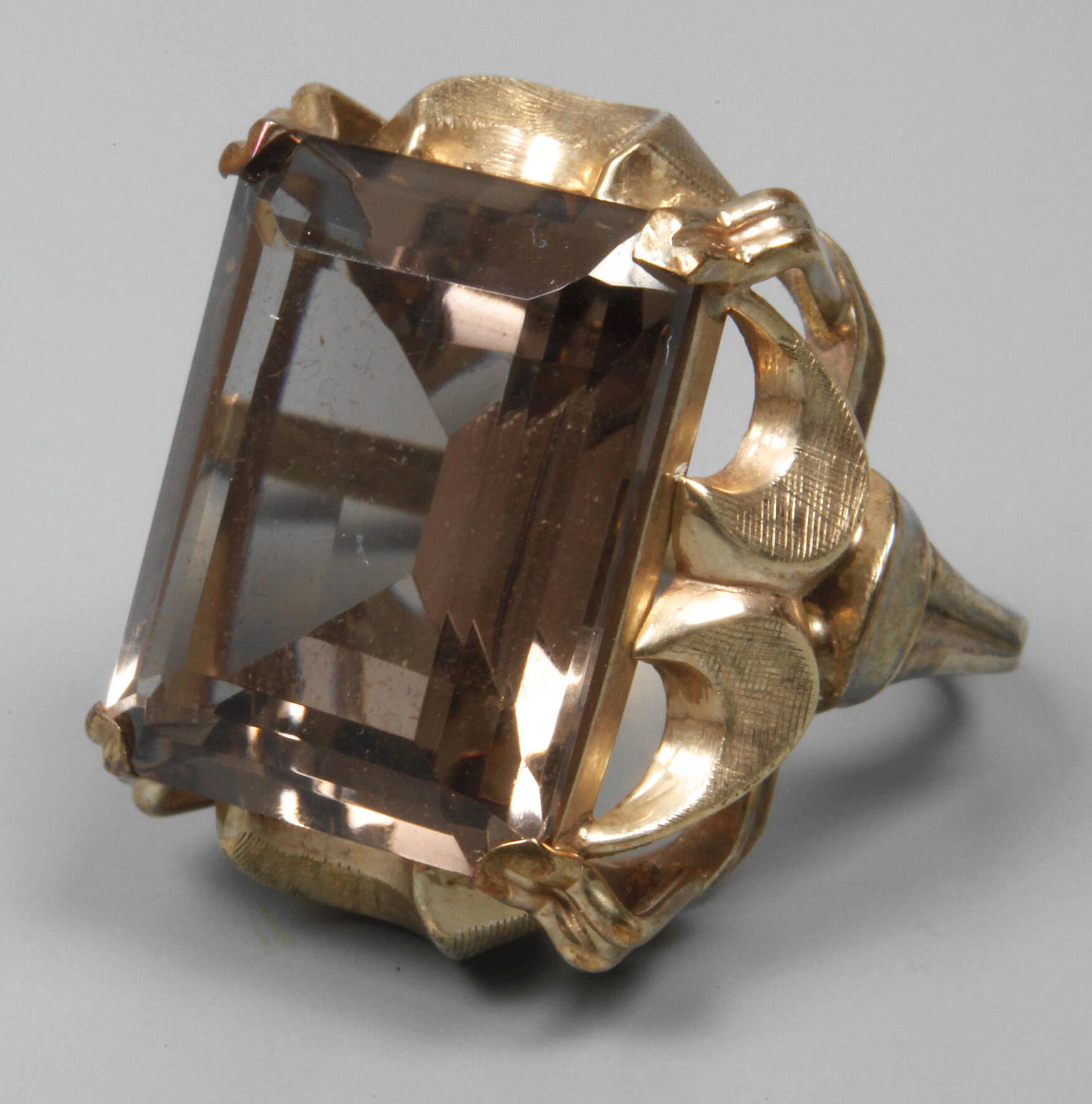 Damenring mit Rauchquarz