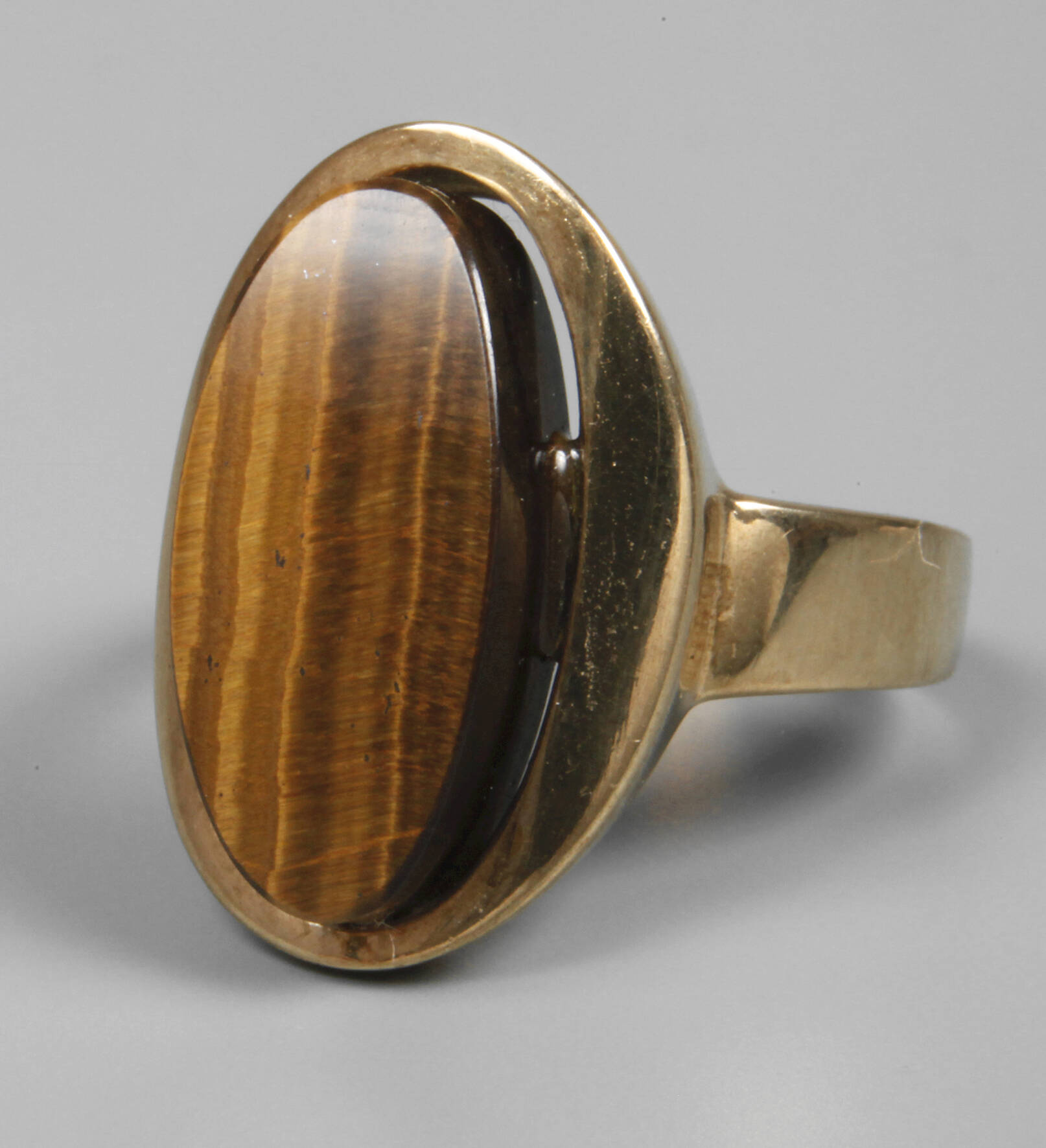 Damenring mit Tigerauge