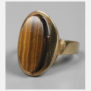 Damenring mit Tigerauge