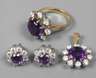 Schmuckset mit Amethyst