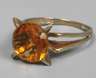 Damenring mit Citrin