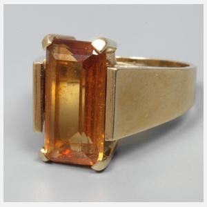 Damenring mit Citrin