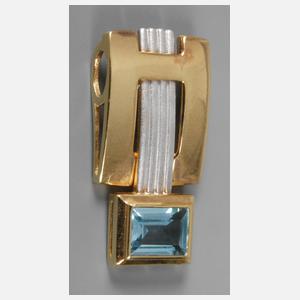 Anhänger mit Blautopas