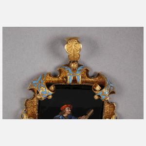 Prachtvoller Anhänger mit feiner Pietra dura