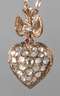 Herzanhänger mit Diamanten