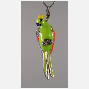 Anhänger als Papagei