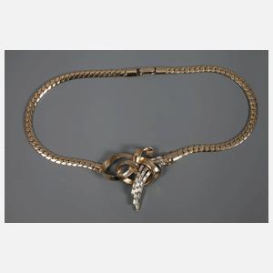 Coro, zwei Colliers mit Besatz