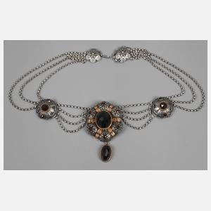 Trachtencollier mit Granaten