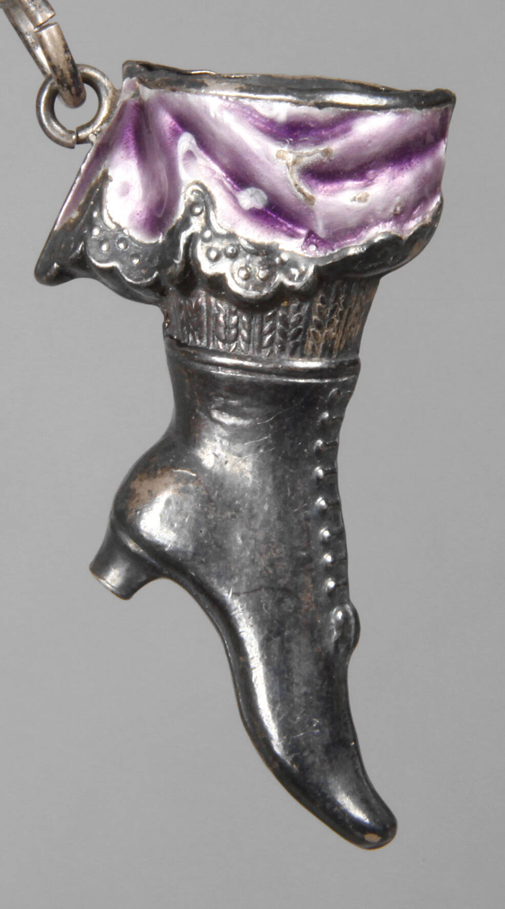 Anhänger als Stiefel