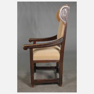 Ohrenbackensessel um 1680