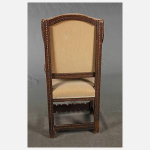 Ohrenbackensessel um 1680