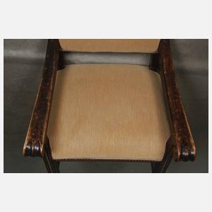 Ohrenbackensessel um 1680