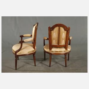 Paar Sessel Louis Seize