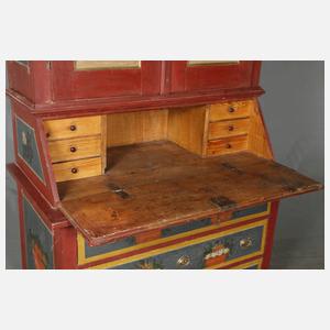 Bäuerlicher Aufsatzsekretär