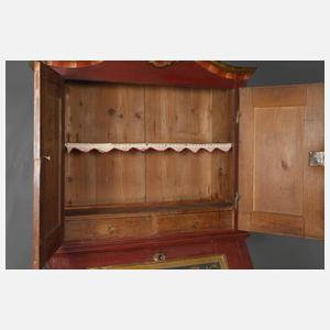 Bäuerlicher Aufsatzsekretär