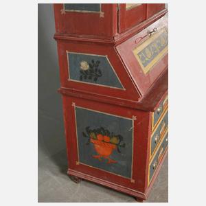 Bäuerlicher Aufsatzsekretär