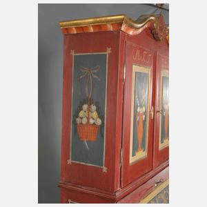 Bäuerlicher Aufsatzsekretär