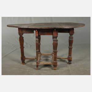 Frühbarocker Klapptisch