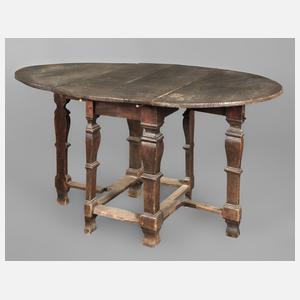 Frühbarocker Klapptisch