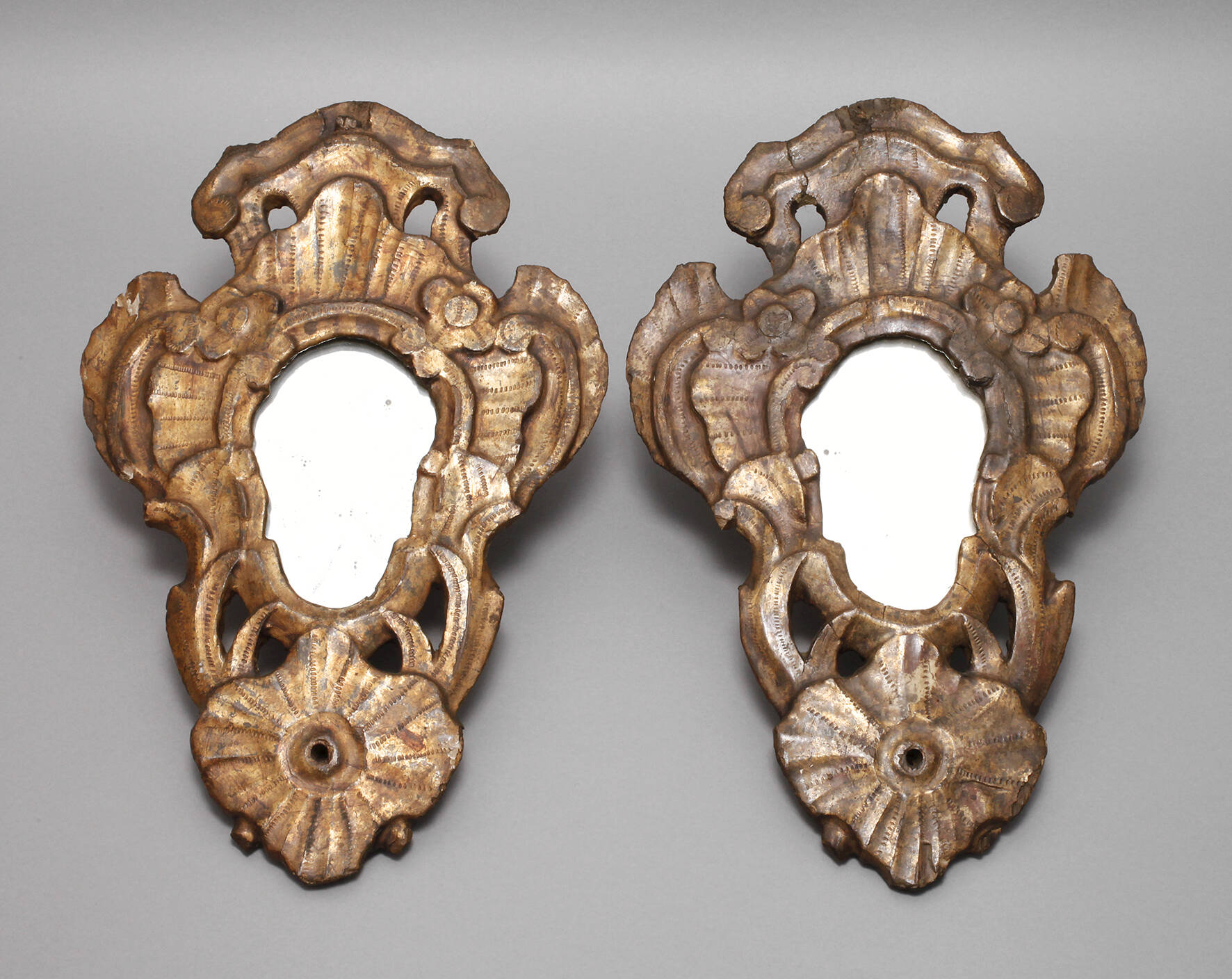 Paar kleine Barockspiegel