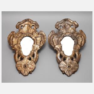 Paar kleine Barockspiegel