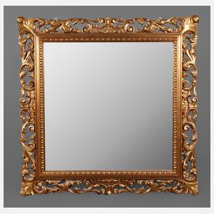 Großer geschnitzter Wandspiegel