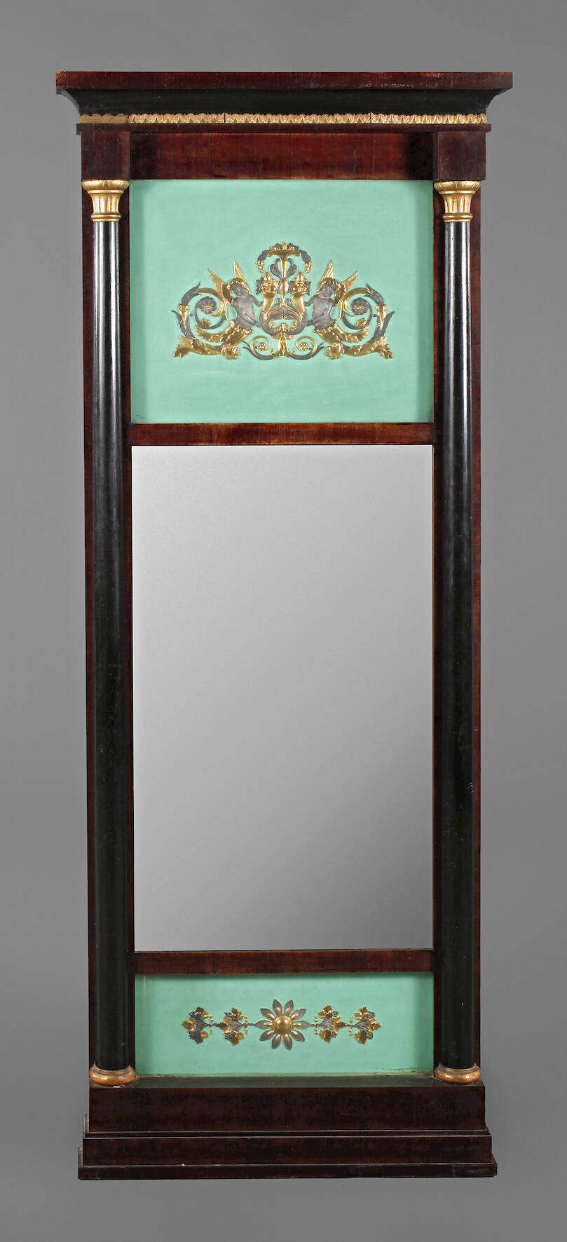 Großer Wandspiegel Biedermeier