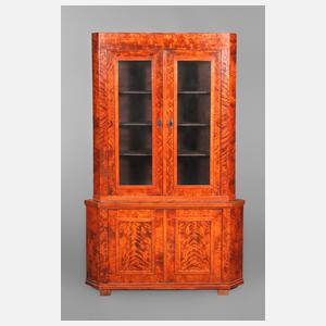Biedermeier Eckvitrine