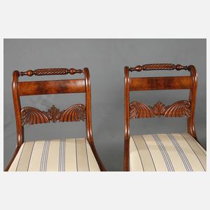 Vier Stühle Spätbiedermeier