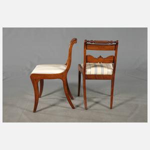 Vier Stühle Spätbiedermeier
