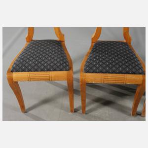 Vier Biedermeierstühle