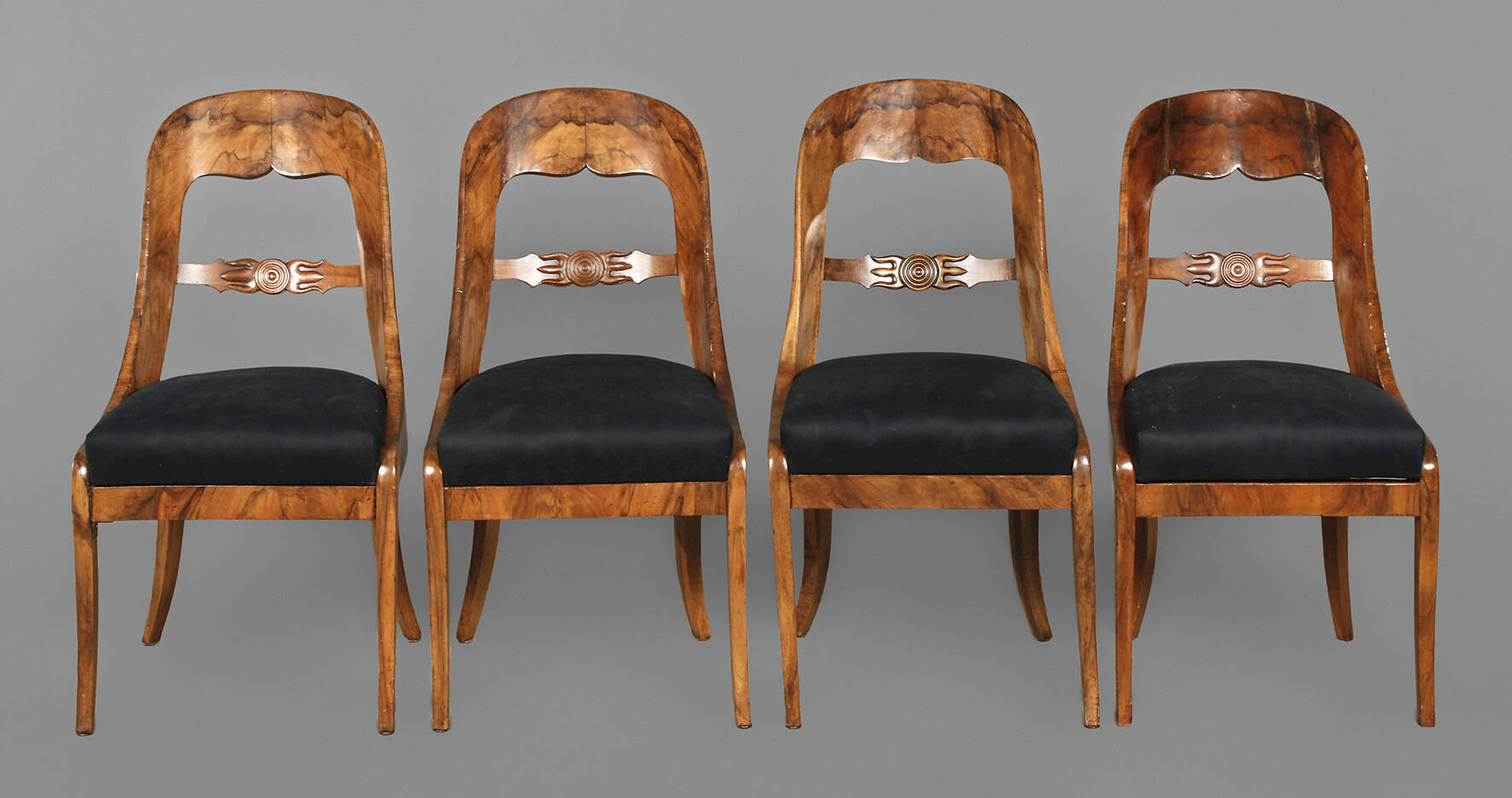 Vier Stühle Biedermeier
