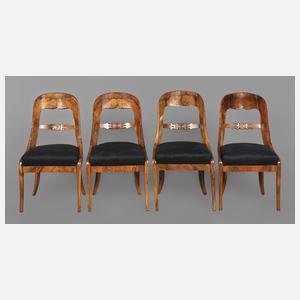 Vier Stühle Biedermeier