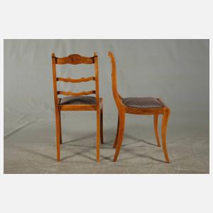 Vier Stühle Spätbiedermeier