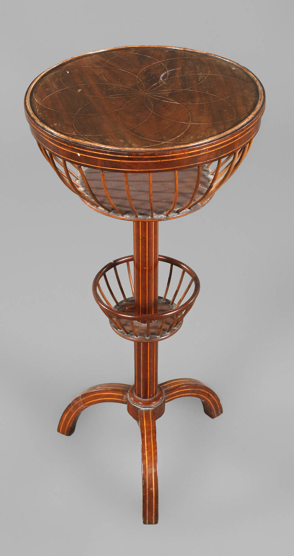 Wollkorb Biedermeier