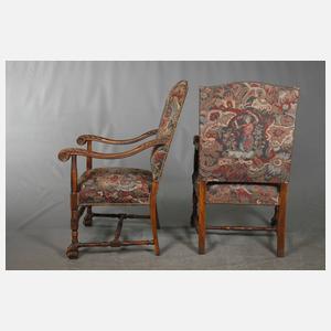 Paar Sessel Neobarock