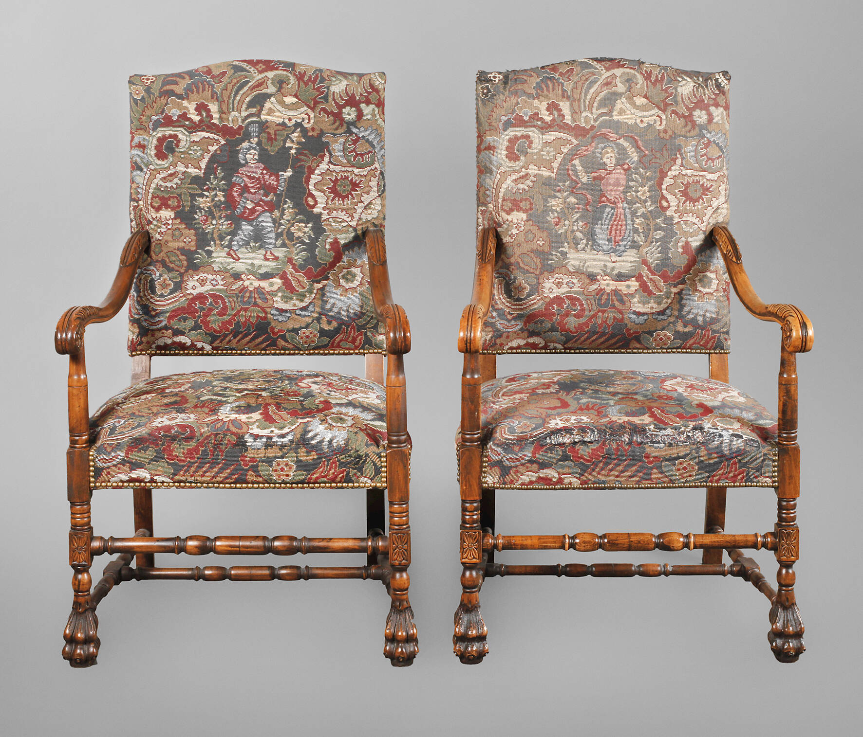 Paar Sessel Neobarock