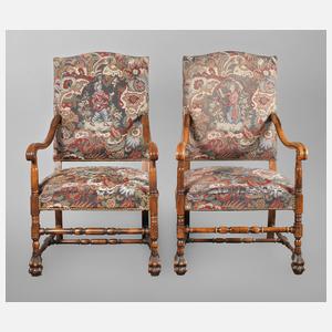 Paar Sessel Neobarock