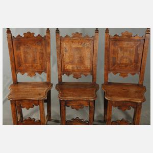 Sechs Stühle Neorenaissance