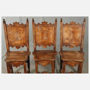 Sechs Stühle Neorenaissance