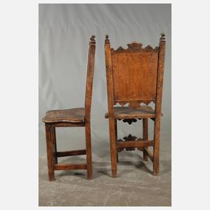 Sechs Stühle Neorenaissance