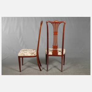 Paar Hochlehnstühle