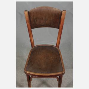 Kneipentisch und sechs Stühle