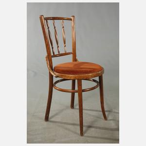 Vier Caféhausstühle