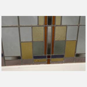 Schiebetür mit Bleiglas