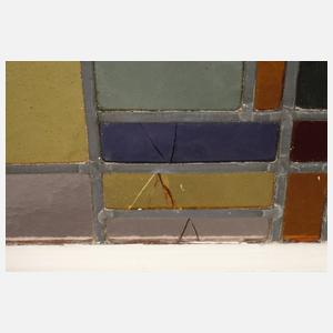 Schiebetür mit Bleiglas