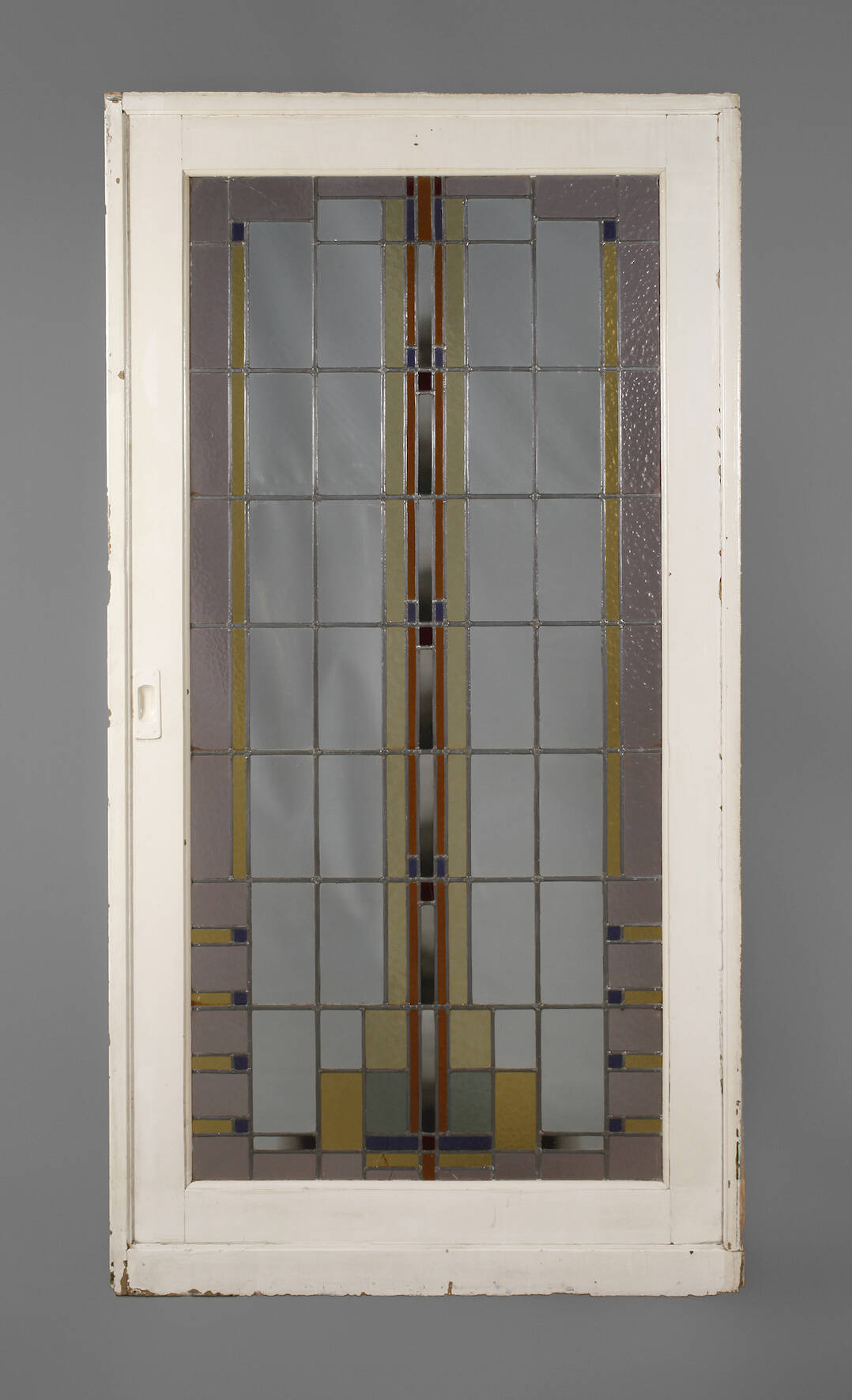 Schiebetür mit Bleiglas